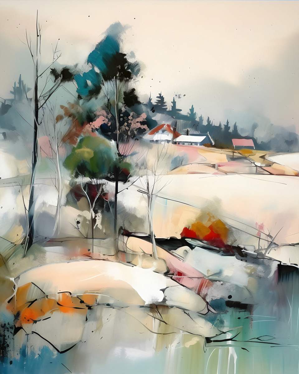 Alpine Reflections: Tranquil Mountain Harmony -