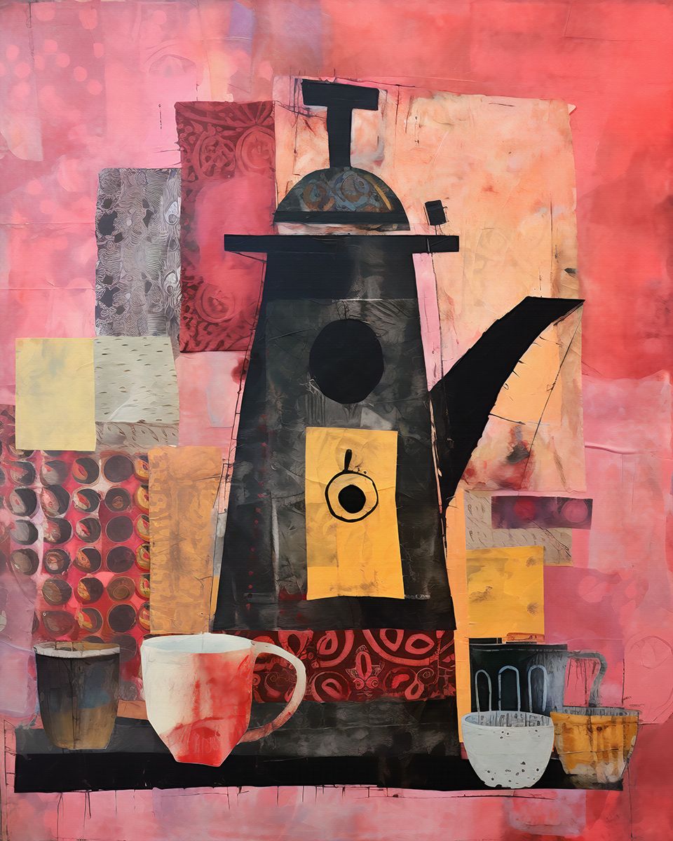 Sensory Fusion: 'Arabian Brew' Collage