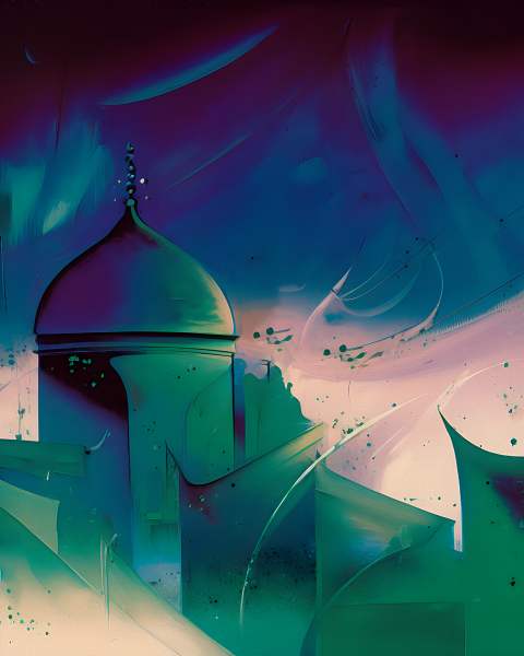 Arabian Nightfall: Desert Tales in Moonlight