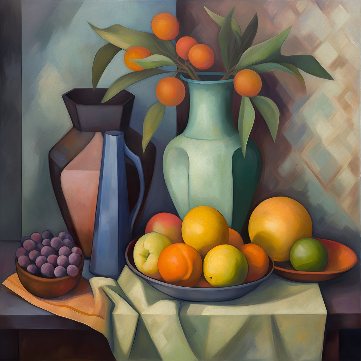 Arrangement Of Oranges