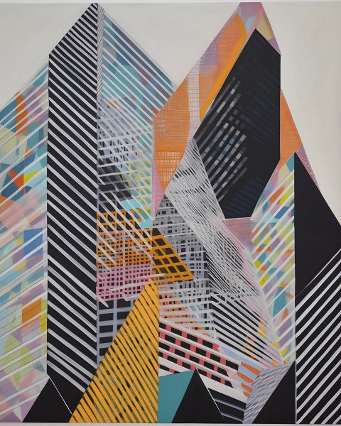 Buildings Made Of Lines