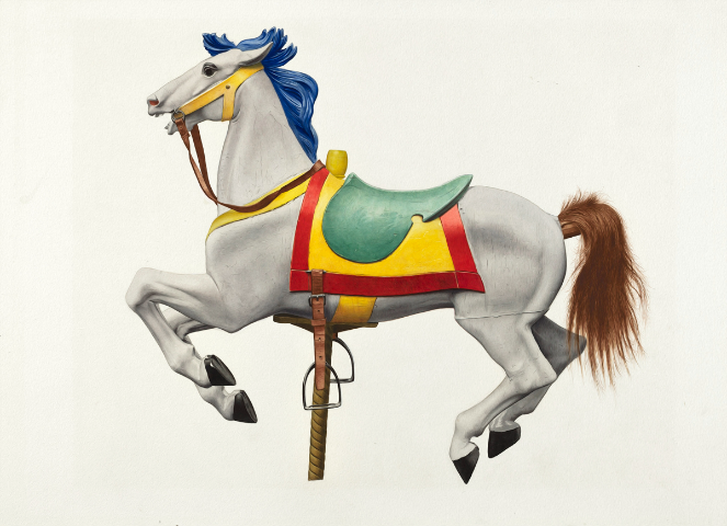 Nostalgic Whimsy 'Carousel Horse' Animal Art