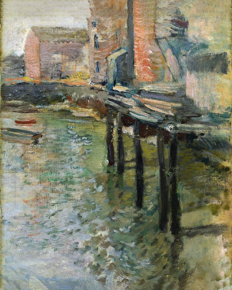 Deserted Wharf: Silence of Abandonment