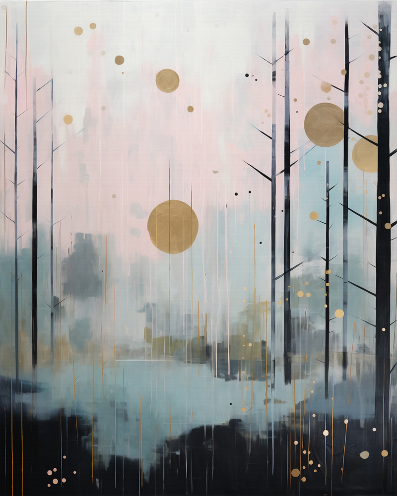 Enchanted Realm: 'Forest Dreamscape' Landscape Collection