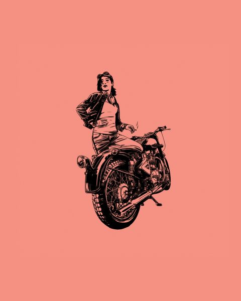 Girl Biker