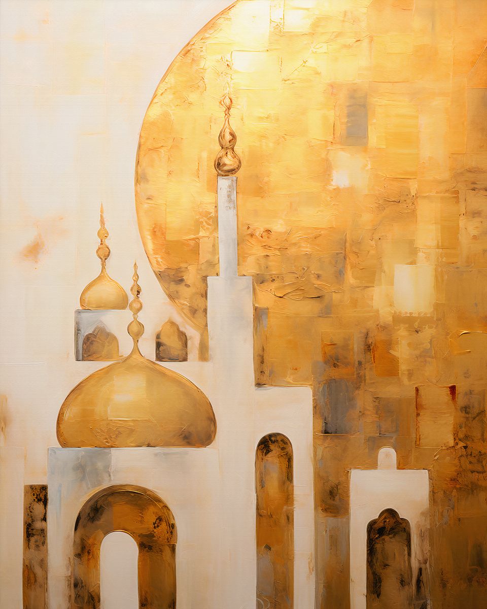 Sacred Splendor: 'Golden Reverence'