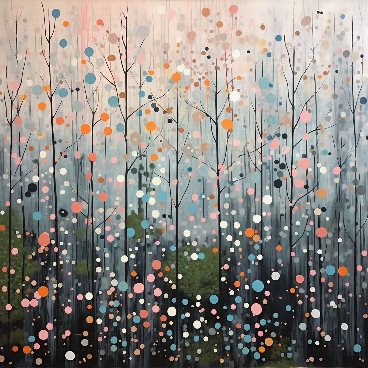 Vibrant Harmony: 'Kaleidoscope Grove' Landscape Collection