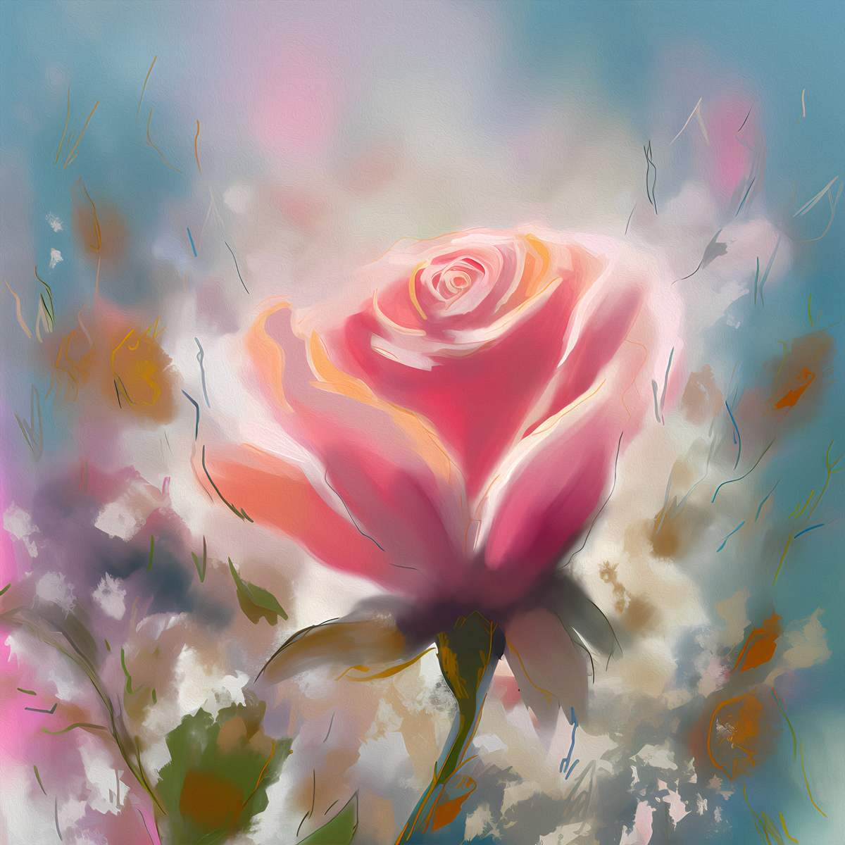 Radiant Bloom: 'Rose In The Sun' Artwork