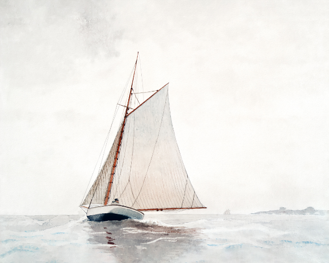 Sailing off Gloucester