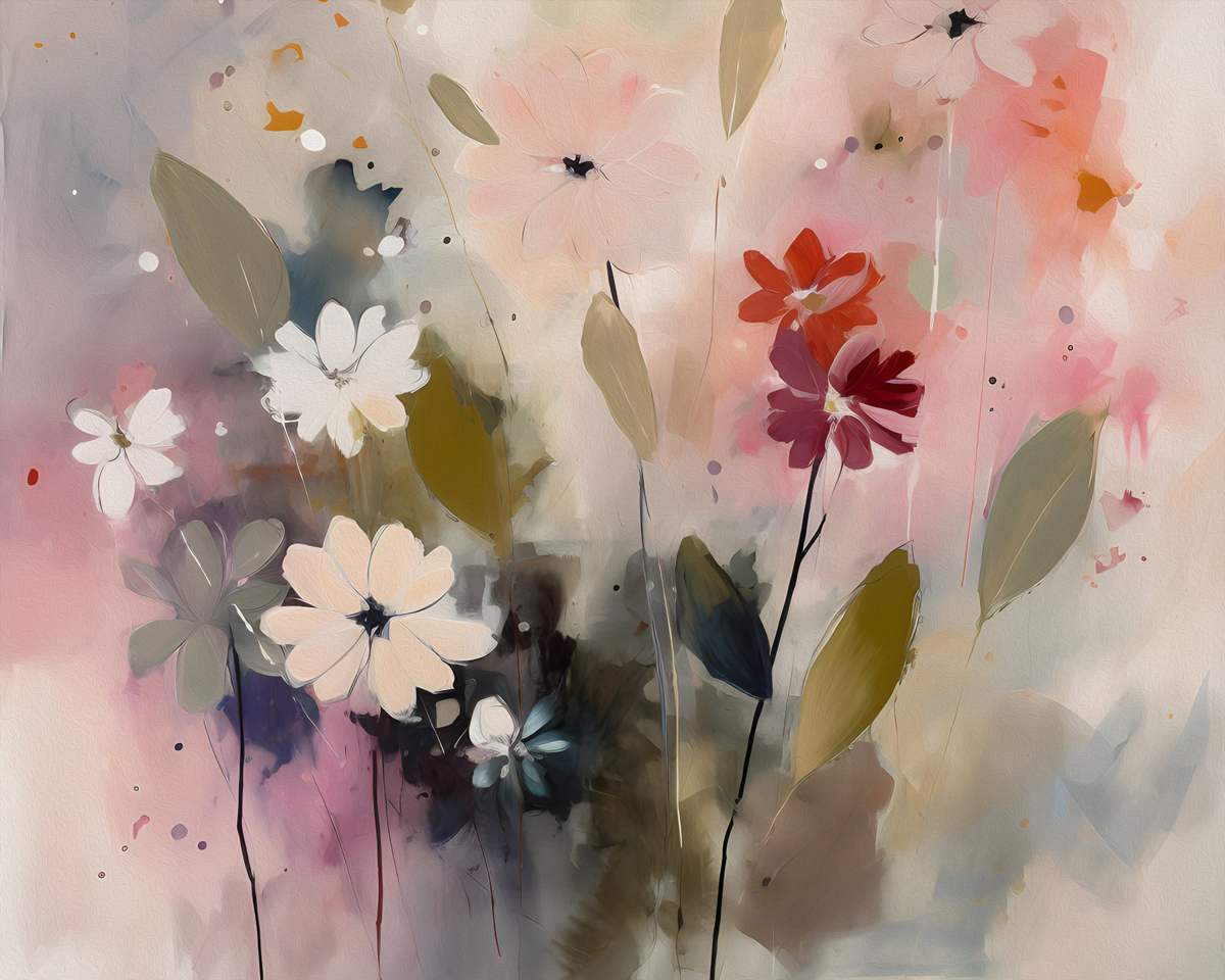 Blooms of Renewal: 'Spring Dyes' Artwork