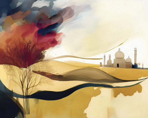 The Desert Fortress: Windswept Majesty