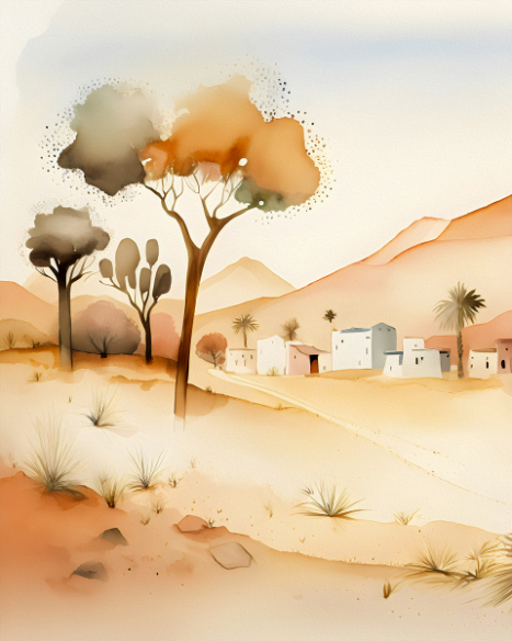 The Desert Speaks: Minimalistic Tranquility