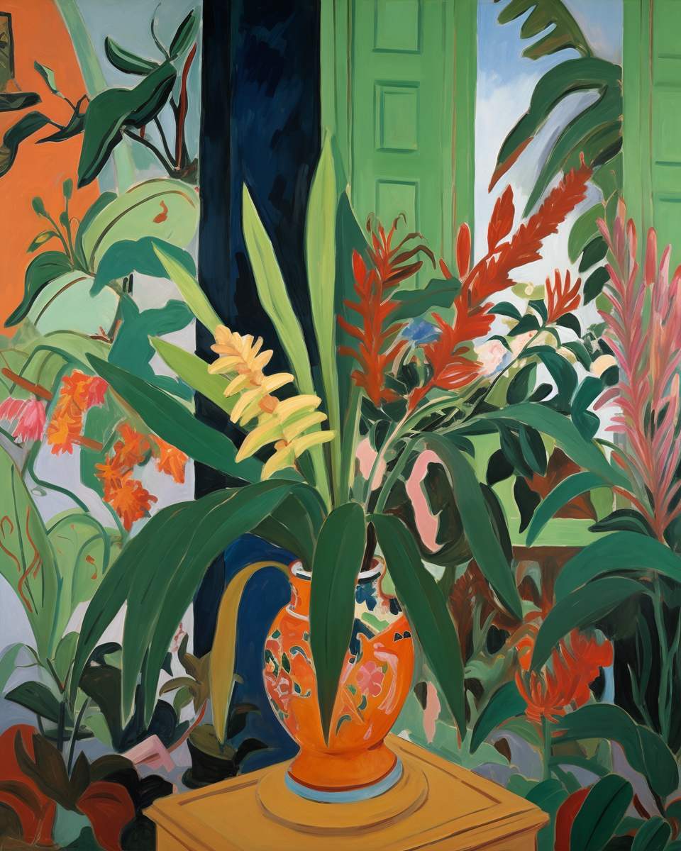 Tropical Garden Vase