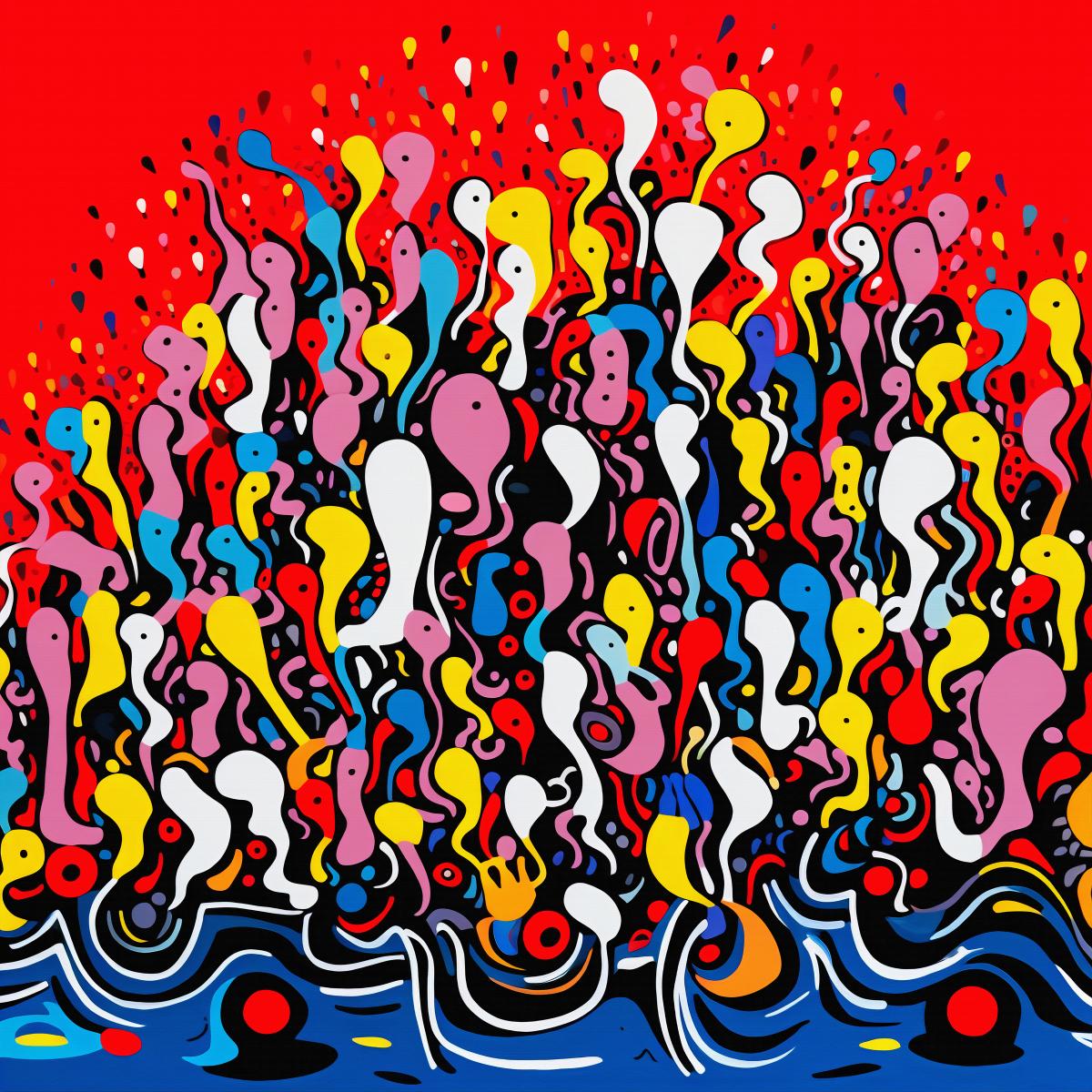 Vibrant Rhythms of Abstract Flow