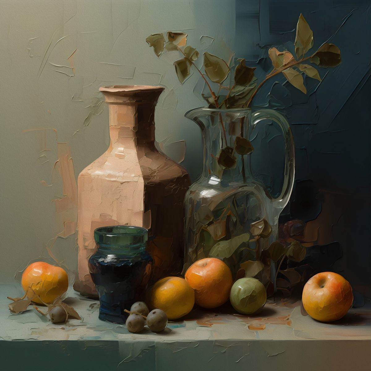 Water Pitcher With Branches