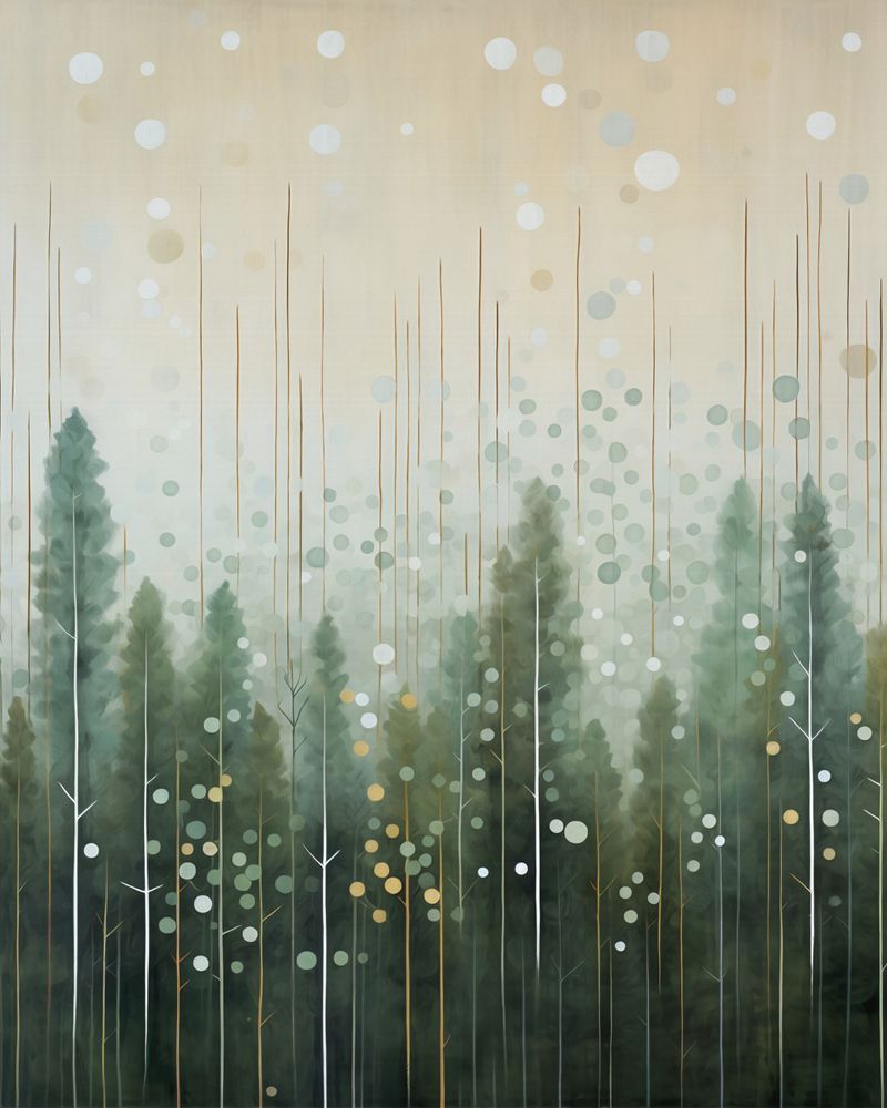 Serenity Unveiled: 'Whispering Woods' Landscape Collection