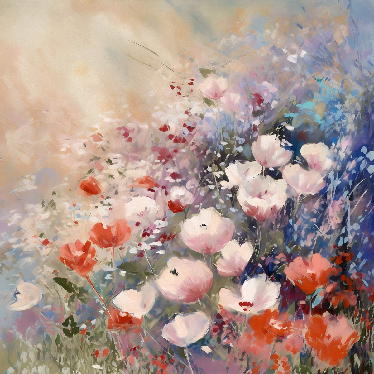 Whispers of Spring: 'Windy Spring' Art Collection