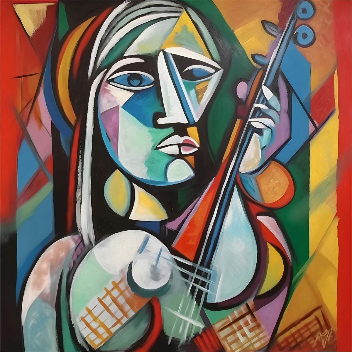 Woman With Violin