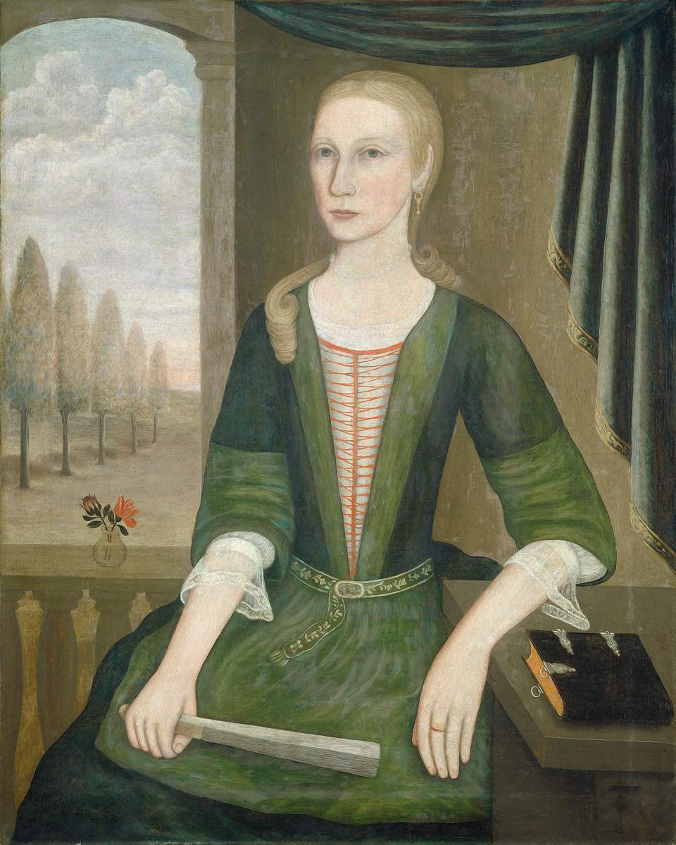 Young Lady with a Fan